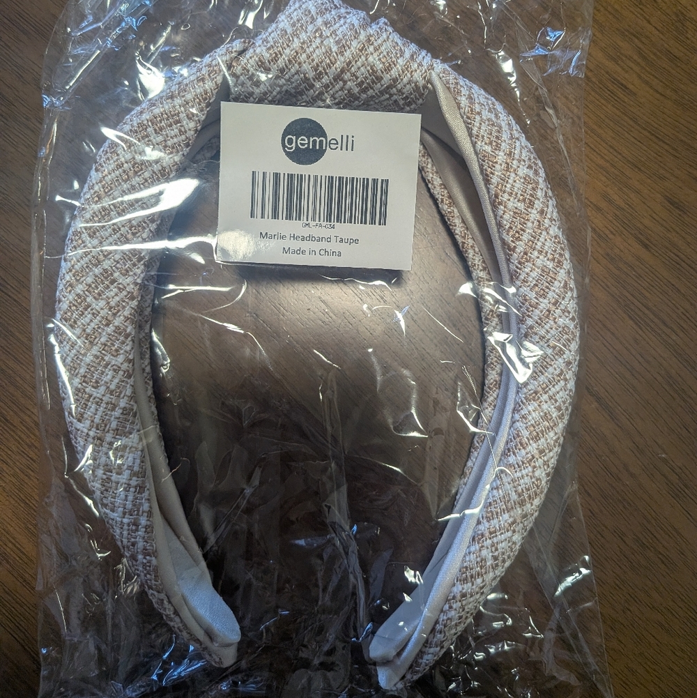 Gemelli Marlie Taupe Headband